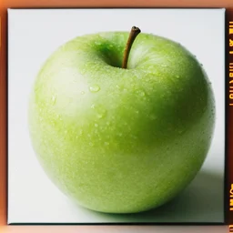 a beautiful photo of a green apple, Kodak Portra 160 Professional