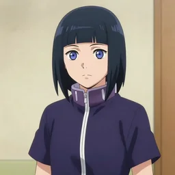 Hinata Hyuuga depicted as real life character