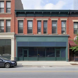 google street view of ( 1 6 6 e jackson blvd, chicago, il 6 0 6 0 4 ), painted by edward hopper