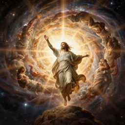 god creating the universe, rembrandt