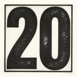 2 0 0 0 s cover art, linocut, tones of black, dot