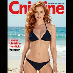 Christina Hendricks on the cover of swimsuit illustrated 1980