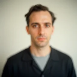portrait of marcel duchamp by saul leiter, blurry colors, casual, 1 9 2 0 s