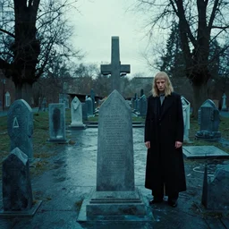 the graveyard, water caustics, film still from the movie directed by denis villeneuve and david cronenberg with art direction by h. r. giger and salvador dali