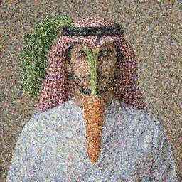 dream Masterpiece Portrait of carrot top, dressed  thobe, Ghutra and Egal