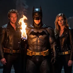 batman holding a lit flame jean sebastien rossbach jeff easley jen bartel