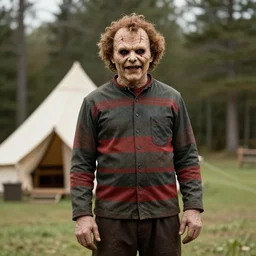 freddy krueger at an adirondack great camp in 1 9 0 3, high resolution photograph