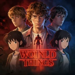 hero world stranger things, behance hd by jesper ejsing, by rhads, makoto shinkai and lois van baarle, ilya kuvshinov, rossdraws global illumination
