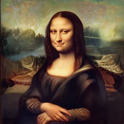 The Mona Lisa, by John Singer Sargent, 19th-century, desaturated colors, american impressionism, realist