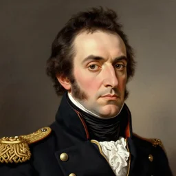 historical portrait of jose de san martin, colourised, face portrait, epic, tragic, hd shot, digital portrait, beautiful, artstation, comic style, by artgerm, guy denning, jakub rozalski, magali villeneuve and charlie bowater