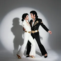 elvis presley dacing with michael jackson