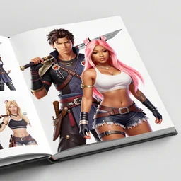 nicki minaj in a  blade and soul  spinoff artbook  rendered by the artist Taran Fiddler,  Joe Madureira,Nadezhda Tikhomirova, Jiyun Chae,   Lê Long, trending on Artstation by Hyung tae Kim, artbook, Stanley Artgerm Lau, WLOP, Rossdraws , James Gurney