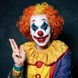 insane rockstar clown