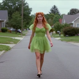 found 90s vhs footage of real life fairy walking in suburban streets