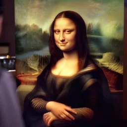 mona lisa in an episode of friends