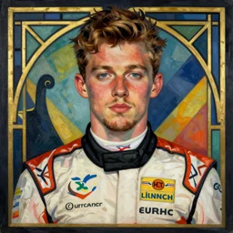 christian - horner portrait, style by kandinsky, art deco, portrait, 5 0 mm