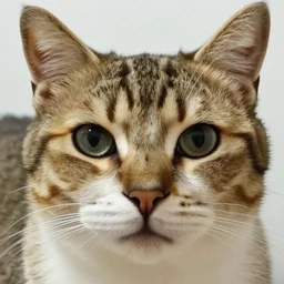 close up face cat dog