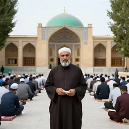 a muslim scholar outside the Chaharbagh School