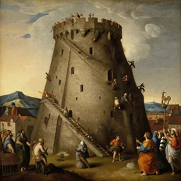 the tower of bable by     Pieter Bruegel the Elder