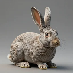 The cylinder's rabbit, by Emil Melmoth, detailed and intricate, 3d render, octane render, zbrush, ultradetailled —as
