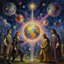 a hype realistic surreal painting of sorcery that opens up a dimension to another twilight zone!!! dimension, painted by highly detailed by peter mohrbacher, wayne barlowe, boris vallejo, paolo eleuteri serpieri, greg rutkowski, masterpiece, 4 k, 8 k, beautiful lighting, epic
