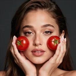 ariana grande hit with tomato on face