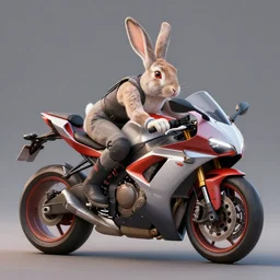 🐇🏍, hiperrealist, artstation, digital art, octano render, detailed