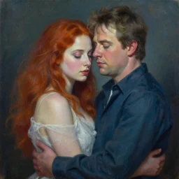 a painting of a jonah hill and seth rogan embracing, a fine art painting by josephine wall, deviantart, figurative art, detailed painting, enchanting, mystical