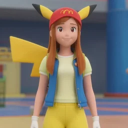film still of Karen Gillan as Misty in Pokémon: Indigo League, 4k