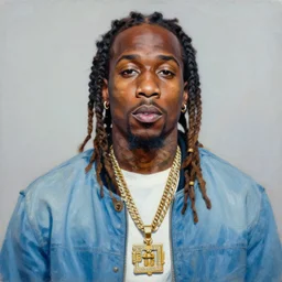 painting of quavo by roberto ferri