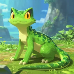 cat lizard from monster hunter game screenshot