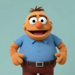 Peter Griffin as a muppet