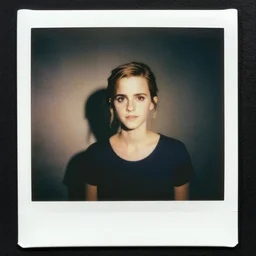 Polaroid of Emma Watson by Wes Anderson
