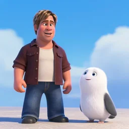 brad pitt from troy as seen in Disney Pixar's Up (2009) 👀
