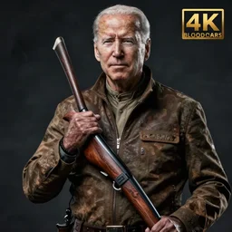 joe biden as a hunter in bloodborne, photorealistic, dark, 4 k