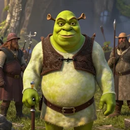shrek at the battle of helm’s deep