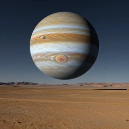 surreal landscape of jupiter in style gonsalves rob