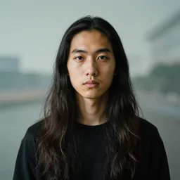 a 2 7 yo man with long hair