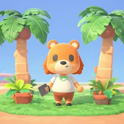 tropical decoration in animal crossing