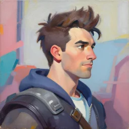 greg manchess portrait painting of oaken from frozen as overwatch character, medium shot, asymmetrical, profile picture, organic painting, sunny day, matte painting, bold shapes, hard edges, street art, trending on artstation, by huang guangjian and gil elvgren and sachin teng