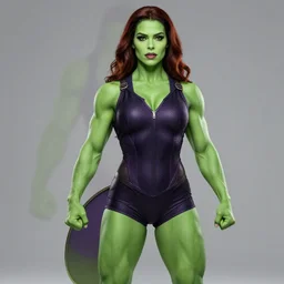jessica biel as green skinned hulk, gamora, she - hulk, green skin, muscular, bodybuilding woman, wheyfu, digital art, artstation, highly detailed, centered, hyperrealism, artstation, concept art, smooth, sharp focus, illustration, artgerm