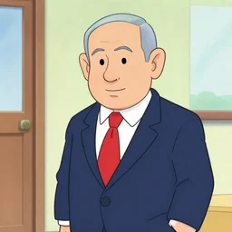 Benjamin netanyahu goes to school, cartoon by Carl Barks