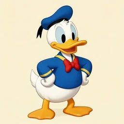 Portrait of Donald Duck by Leonardo da Vinci