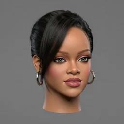 Rihanna 3d head model