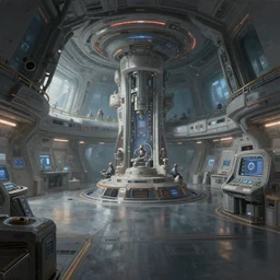 a hyperdetailed digital painting of a vast spaceship interior, by stanley artgerm by ian mcque by liam wong, trending on artstation, 4 k