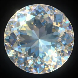 glowing circular gem digital art