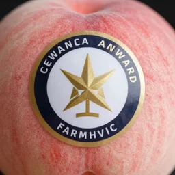 hyper realistic, hyper detailed, a very closeup macro photo of a round peach's skin, award winning shot