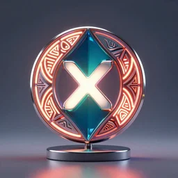 chrome jester, glossy, metallic, neon, symmetrical, tribal patterns, realistic, unreal engine, octane, redshift, artstation, behance