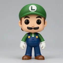 Luigi wearing suit, as a Pop Funco Figure,