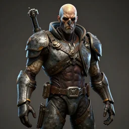 isaac clarke as a bioshock big daddy, unreal engine 5, bioshock and deadspace crossover event, high detail 3 d render,